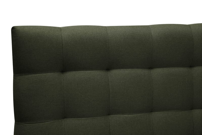 Hilton Komplett Sängpaket 160x200 cm Kontinentalsäng med rutad sänggavel - Grön - Möbler - Säng - Kontinentalsäng