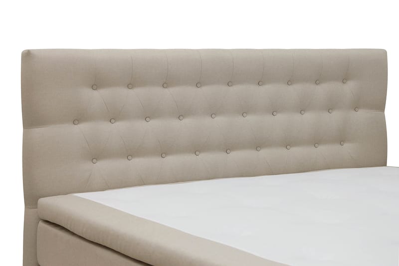 Hilton Komplett Sängpaket 180x200 cm Kontinentalsäng med diamant sänggavel - Beige - Möbler - Säng - Kontinentalsäng