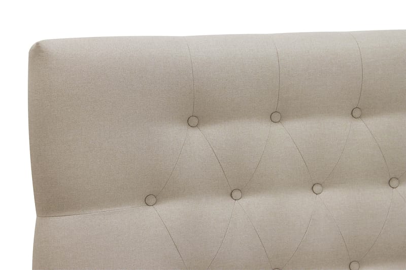 Hilton Komplett Sängpaket 180x200 cm Kontinentalsäng med diamant sänggavel - Beige - Möbler - Säng - Kontinentalsäng
