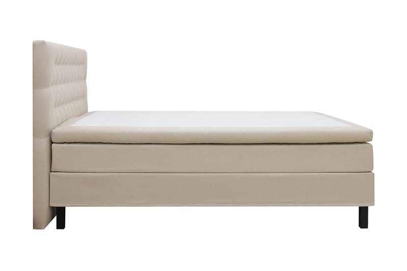 Hilton Komplett Sängpaket 180x200 cm Kontinentalsäng med diamant sänggavel - Beige - Möbler - Säng - Kontinentalsäng