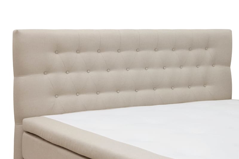Hilton Komplett Sängpaket 180x200 cm Kontinentalsäng med diamant sänggavel - Beige - Möbler - Säng - Kontinentalsäng