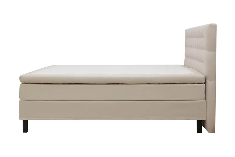 Hilton Komplett Sängpaket 180x200 cm Kontinentalsäng med diamant sänggavel - Beige - Möbler - Säng - Kontinentalsäng