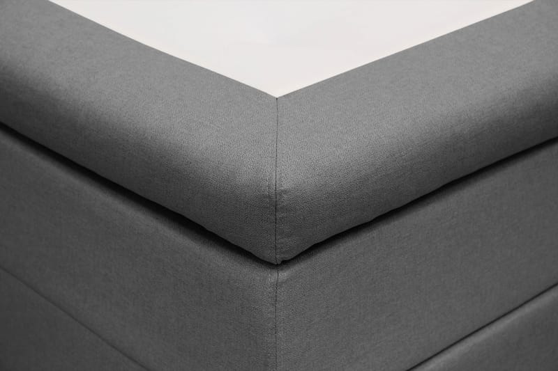 Hilton Komplett Sängpaket 180x200 cm Kontinentalsäng med diamant sänggavel - Grå - Möbler - Säng - Kontinentalsäng