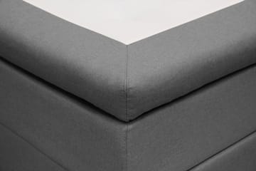 Hilton Komplett Sängpaket 180x200 cm Kontinentalsäng med diamant sänggavel - Grå - Möbler - Säng - Kontinentalsäng