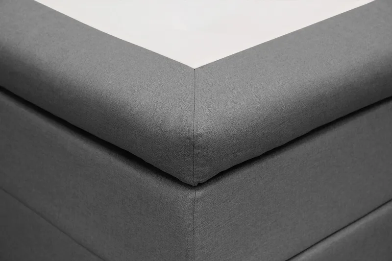 Hilton Komplett Sängpaket 180x200 cm Kontinentalsäng med diamant sänggavel - Grå - Möbler - Säng - Kontinentalsäng
