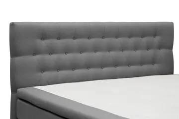 Hilton Komplett Sängpaket 180x200 cm Kontinentalsäng med diamant sänggavel - Grå - Möbler - Säng - Kontinentalsäng