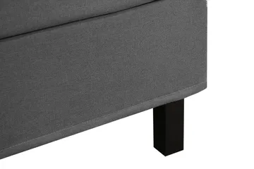 Hilton Komplett Sängpaket 180x200 cm Kontinentalsäng med diamant sänggavel - Grå - Möbler - Säng - Kontinentalsäng