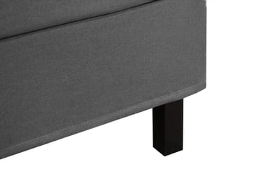 Hilton Komplett Sängpaket 180x200 cm Kontinentalsäng med diamant sänggavel - Grå - Möbler - Säng - Kontinentalsäng