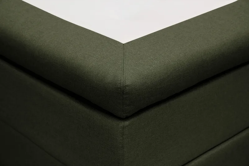 Hilton Komplett Sängpaket 180x200 cm Kontinentalsäng med diamant sänggavel - Grön - Möbler - Säng - Kontinentalsäng