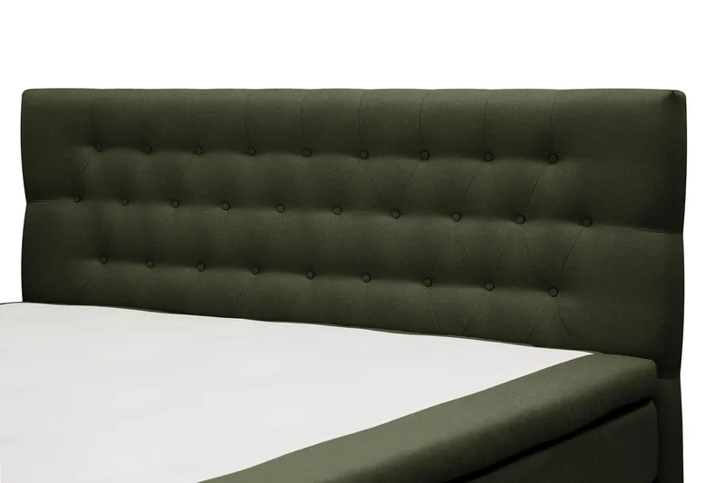 Hilton Komplett Sängpaket 180x200 cm Kontinentalsäng med diamant sänggavel - Grön - Möbler - Säng - Kontinentalsäng