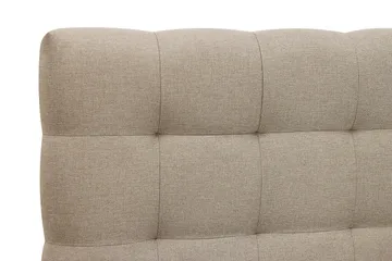 Hilton Komplett Sängpaket 180x200 cm Kontinentalsäng med rutad sänggavel - Beige - Möbler - Säng - Kontinentalsäng