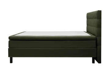 Hilton Komplett Sängpaket 180x200 cm Kontinentalsäng med rutad sänggavel - Grön - Möbler - Säng - Kontinentalsäng