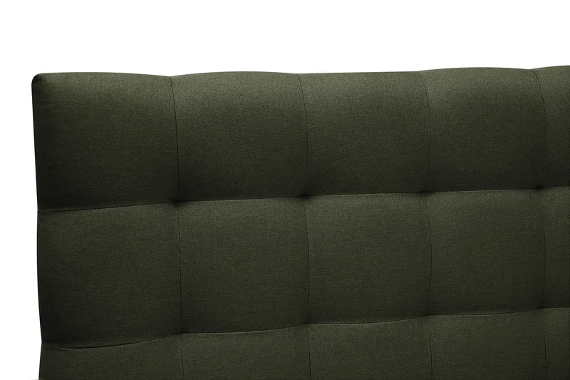 Hilton Komplett Sängpaket 180x200 cm Kontinentalsäng med rutad sänggavel - Grön - Möbler - Säng - Kontinentalsäng