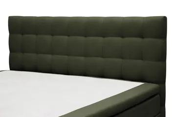 Hilton Komplett Sängpaket 180x200 cm Kontinentalsäng med rutad sänggavel - Grön - Möbler - Säng - Kontinentalsäng