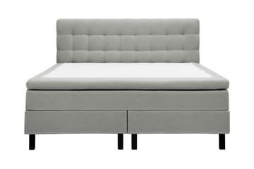 Hilton Komplett Sängpaket 180x200 cm Kontinentalsäng med rutad sänggavel i teddy