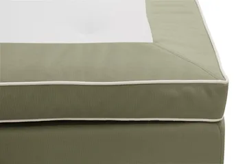 Hilton Lyx Komplett Sängpaket 160x200 cm Kontinentalsäng med knappad sänggavel i sammet - Olivgrön / Sammet - Möbler - Säng - Kontinentalsäng