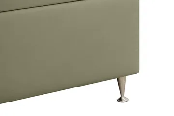 Hilton Lyx Komplett Sängpaket 160x200 cm Kontinentalsäng med knappad sänggavel i sammet - Olivgrön / Sammet - Möbler - Säng - Kontinentalsäng