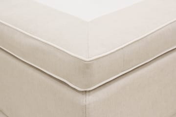 Hilton lyx Komplett Sängpaket 160x200 cm Kontinentalsäng med knappad sänggavel - Ljusbeige - Möbler - Säng - Kontinentalsäng