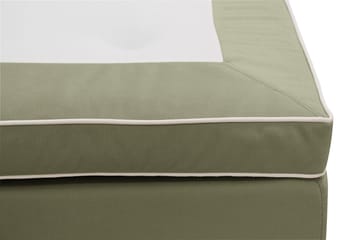 Hilton lyx Komplett Sängpaket 160x200 cm Kontinentalsäng med knappad sänggavel - Olivgrön - Möbler - Säng - Kontinentalsäng