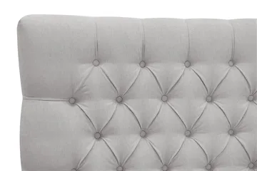 Hilton Lyx Komplett Sängpaket 180x200 cm Kontinentalsäng med knappad sänggavel - Grå - Möbler - Säng - Kontinentalsäng