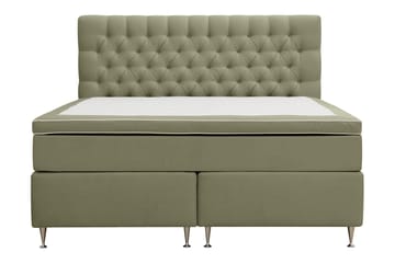 Hilton lyx Komplett Sängpaket 180x200 cm Kontinentalsäng med knappad sänggavel