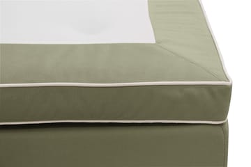 Hilton lyx Komplett Sängpaket 180x200 cm Kontinentalsäng med knappad sänggavel - Olivgrön - Möbler - Säng - Kontinentalsäng