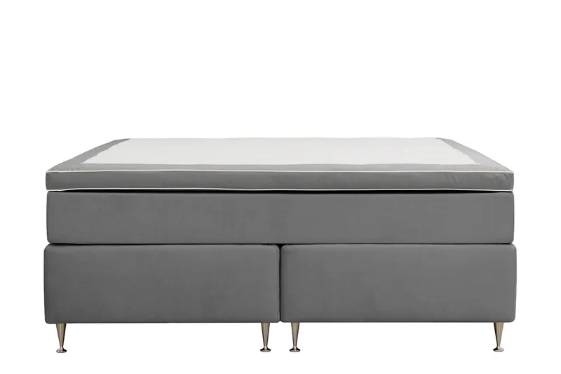 Hilton Lyx Kontinentalsäng 180x200 cm - Ljusgrå - Möbler - Säng - Kontinentalsäng