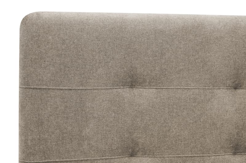Hilton Premium Komplett Sängpaket 180x200 cm Kontinentalsäng med Sänggavel - Ljusbrun Tyg - Möbler - Säng - Kontinentalsäng