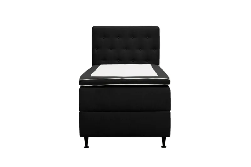 Hilton Plus Komplett Sängpaket med Förvaring 90x200 cm - Antracit - Möbler - Säng - Enkelsäng