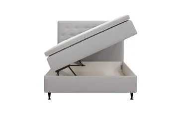 Hilton Plus Komplett Sängpaket med Förvaring 120x200 cm - Grå - Möbler - Säng - Säng med förvaring