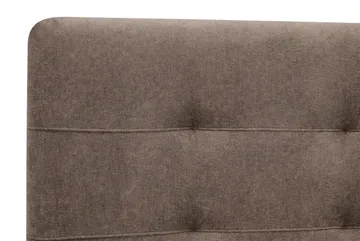 Hilton Premium Komplett Sängpaket 180x200 cm Kontinentalsäng med Sänggavel - Brun Tyg - Möbler - Säng - Kontinentalsäng