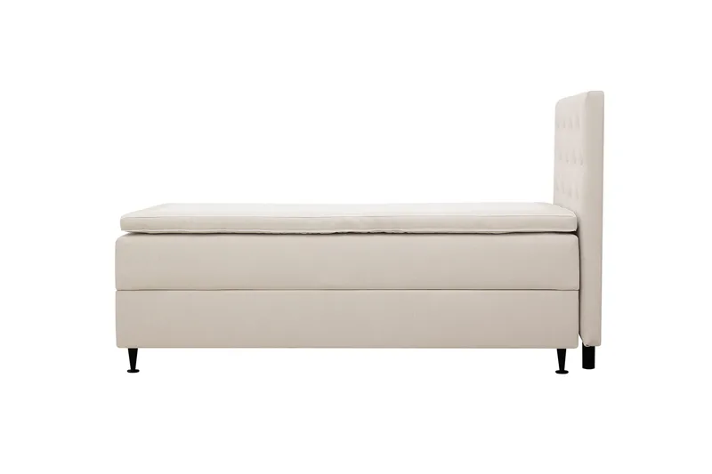 Hilton Plus Komplett Sängpaket med Förvaring 90x200 cm - Ljusbeige - Möbler - Säng - Säng med förvaring