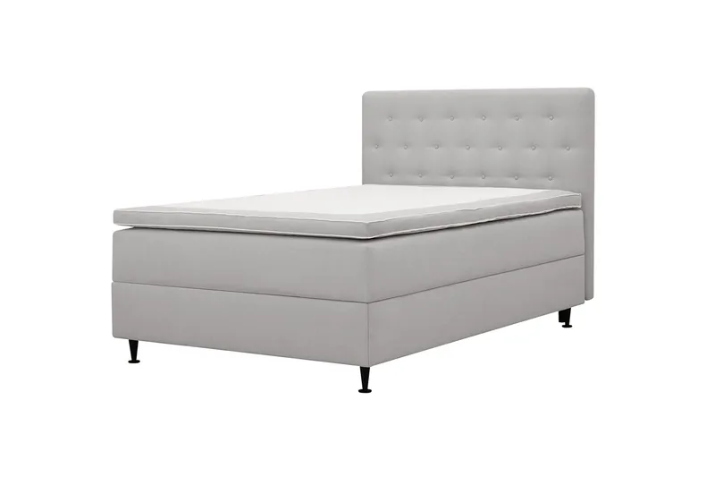 Hilton Plus Komplett Sängpaket med Förvaring 120x200 cm - Grå - Möbler - Säng - Säng med förvaring