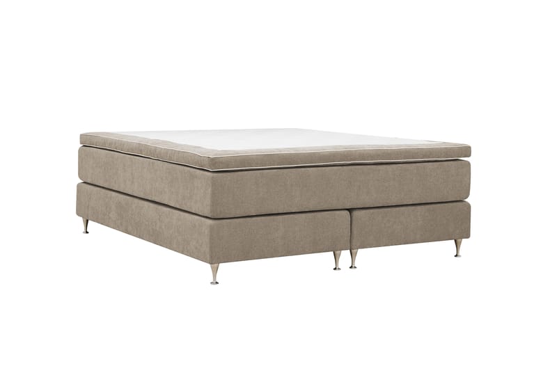 Hilton Premium Kontinentalsäng 180x200 cm - Ljusbrun Tyg - Möbler - Säng - Kontinentalsäng