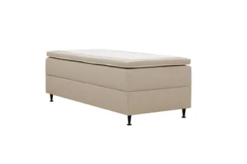 Hilton Plus Kontinentalsäng med Förvaring 90x200 cm - Beige - Möbler - Säng - Enkelsäng