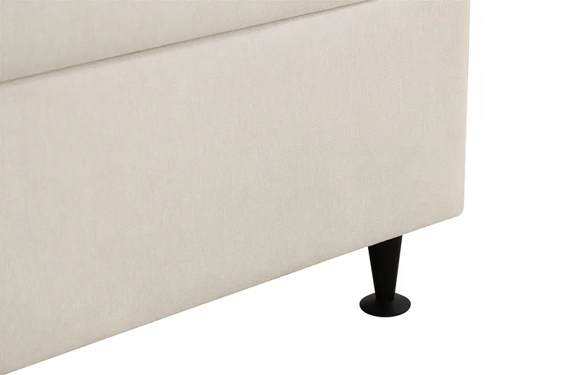 Hilton Plus Komplett Sängpaket med Förvaring 180x200 cm - Ljusbeige - Möbler - Säng - Säng med förvaring