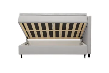 Hilton Plus Komplett Sängpaket med Förvaring 140x200 cm - Grå - Möbler - Säng - Kontinentalsäng