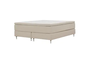 Hilton Premium Kontinentalsäng 180x200 cm - Ljusbeige Bouclé - Möbler - Säng - Kontinentalsäng