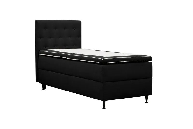 Hilton Plus Komplett Sängpaket med Förvaring 90x200 cm - Antracit - Möbler - Säng - Enkelsäng