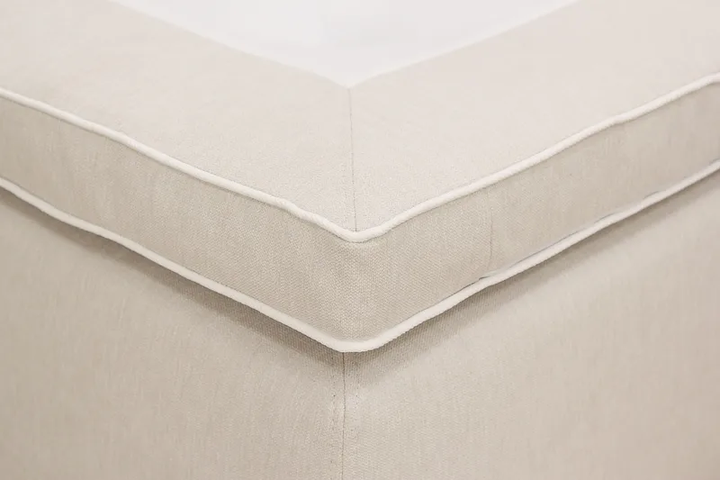 Hilton Plus Kontinentalsäng med Förvaring 90x200 cm - Ljusbeige - Möbler - Säng - Säng med förvaring