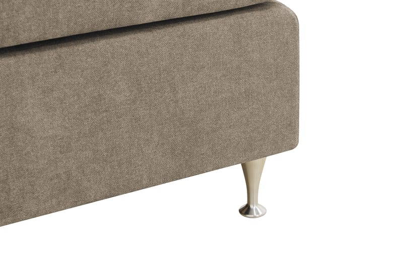 Hilton Premium Kontinentalsäng 180x200 cm - Ljusbrun Tyg - Möbler - Säng - Kontinentalsäng