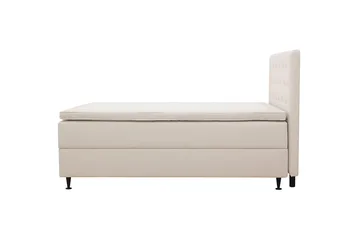 Hilton Plus Komplett Sängpaket med Förvaring 120x200 cm - Ljusbeige - Möbler - Säng - Säng med förvaring