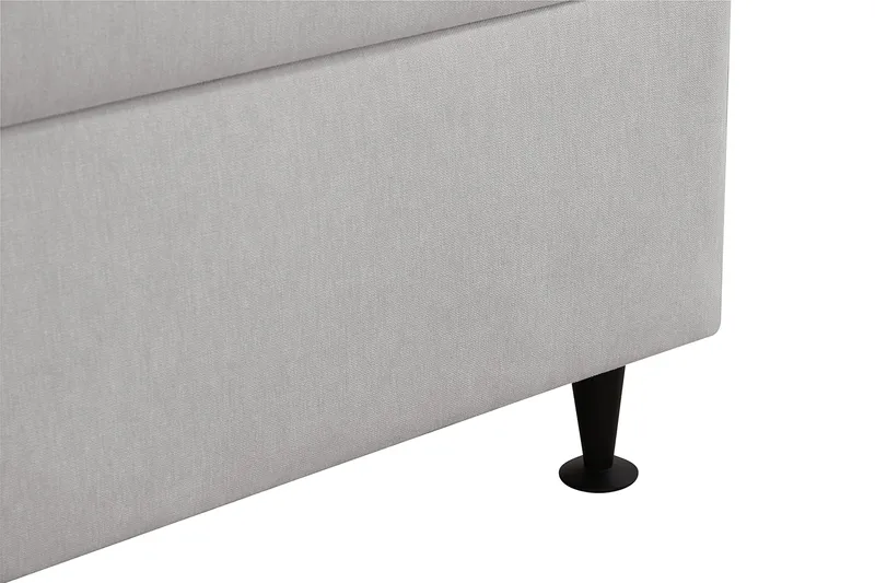 Hilton Plus Komplett Sängpaket med Förvaring 160x200 cm - Grå - Möbler - Säng - Säng med förvaring