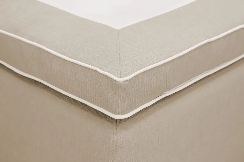 Hilton Plus Komplett Sängpaket med Förvaring 90x200 cm - Beige - Möbler - Säng - Enkelsäng