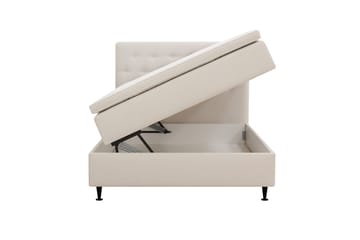 Hilton Plus Komplett Sängpaket med Förvaring 140x200 cm - Ljusbeige - Möbler - Säng - Säng med förvaring