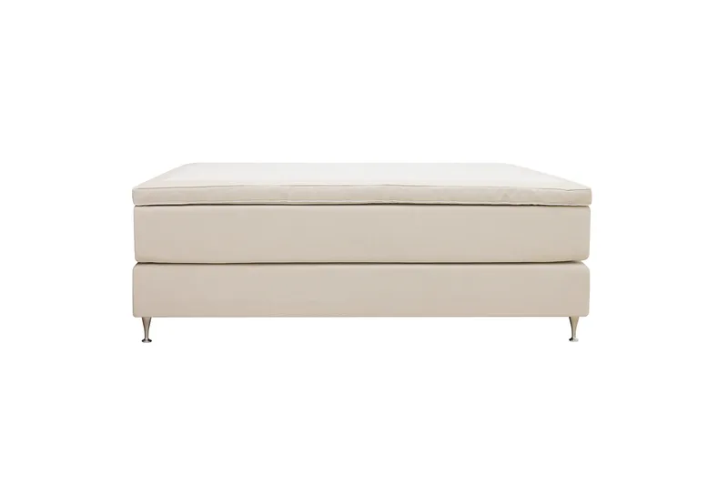 Hilton Premium Kontinentalsäng 180x200 cm - Ljusbeige Tyg - Möbler - Säng - Kontinentalsäng