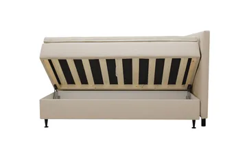 Hilton Plus Komplett Sängpaket med Förvaring 160x200 cm - Beige - Möbler - Säng - Enkelsäng