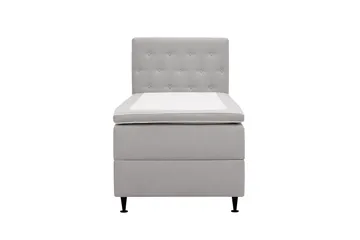 Hilton Plus Komplett Sängpaket med Förvaring 90x200 cm - Grå - Möbler - Säng - Säng med förvaring