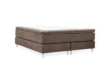Hilton Premium Kontinentalsäng 160x200 cm - Brun Tyg - Möbler - Säng - Kontinentalsäng