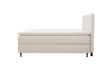 Hilton Plus Komplett Sängpaket med Förvaring 180x200 cm - Ljusbeige - Möbler - Säng - Säng med förvaring